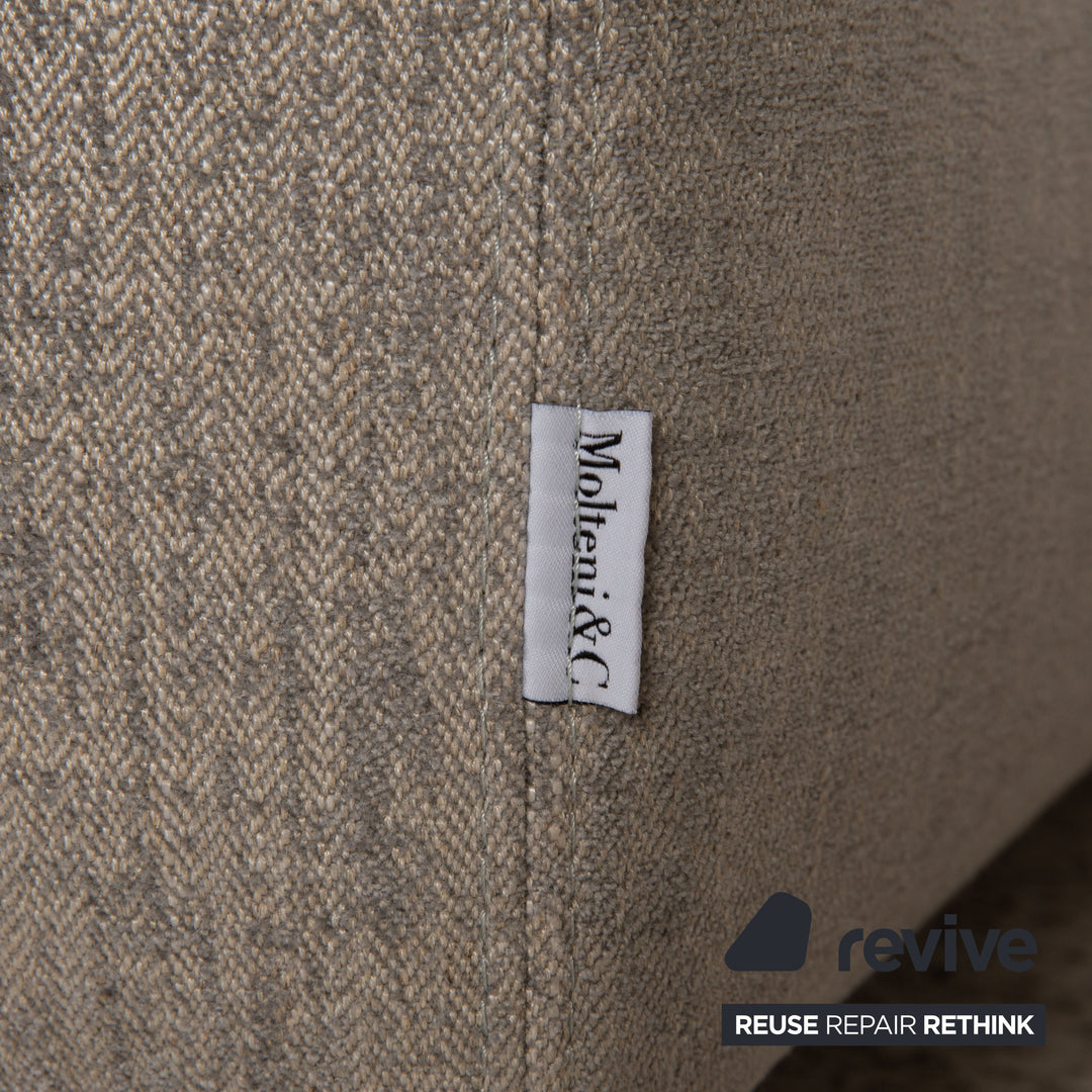 Molteni Stoff Hocker Grau