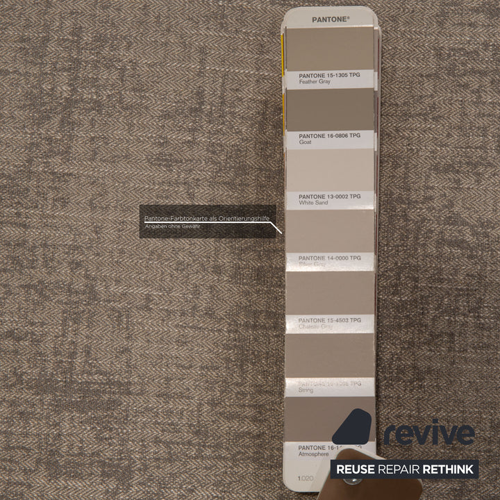 Molteni Stoff Hocker Grau