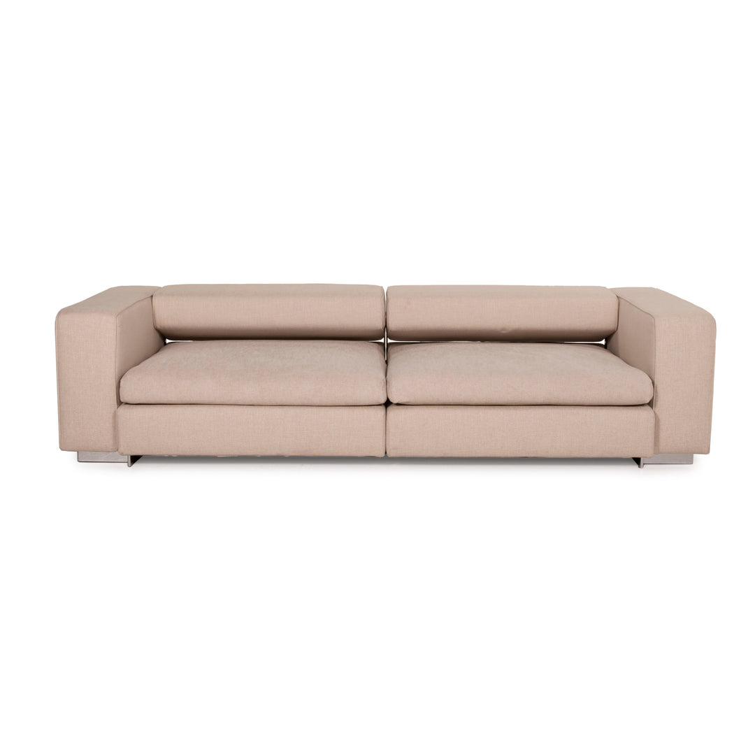 Molteni Turner fabric sofa beige two seater function