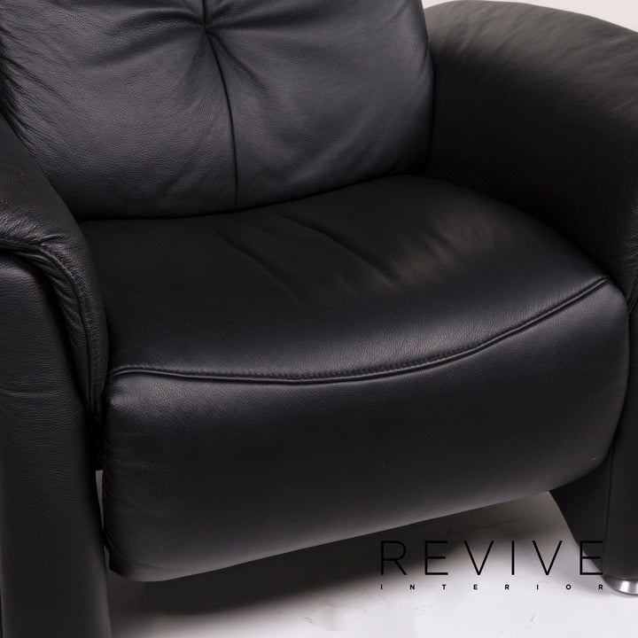 Mondo Leather Armchair Black Relax Function #12426