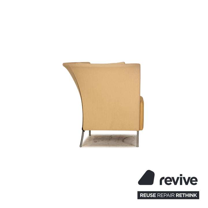 Montis Scene leather armchair cream