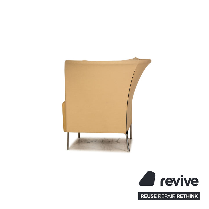 Montis Scene leather armchair cream