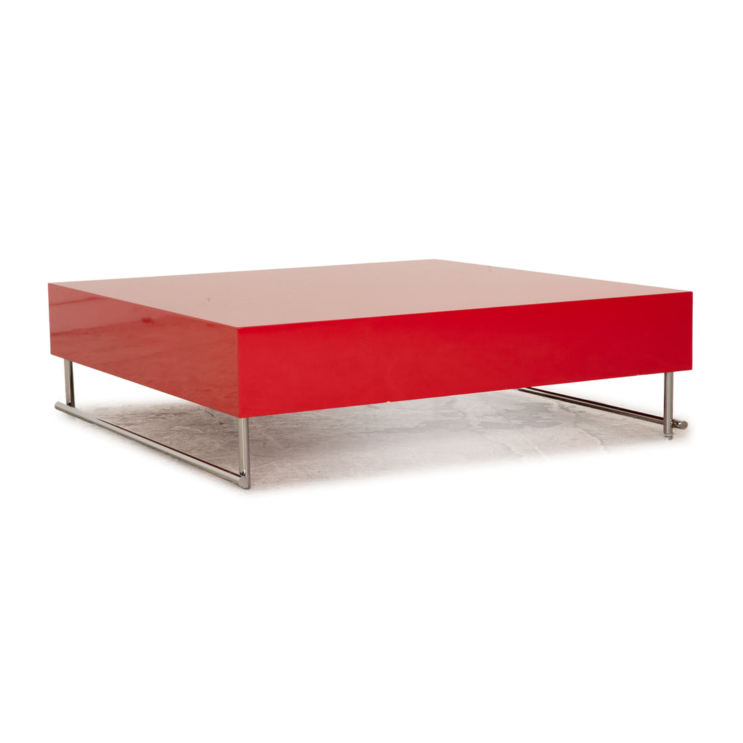 Moroso Couchtisch Rot Holz