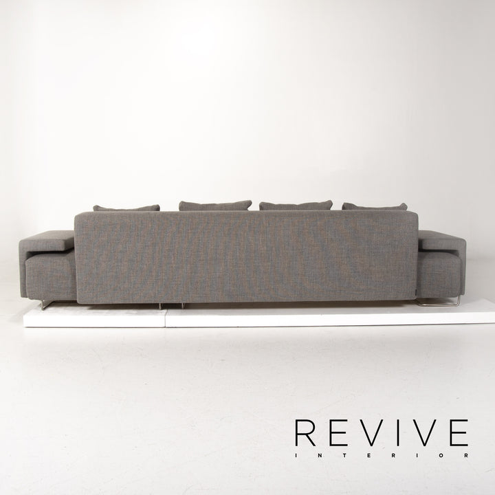 Moroso Lowland Fabric Corner Sofa Gray Sofa Couch #14339