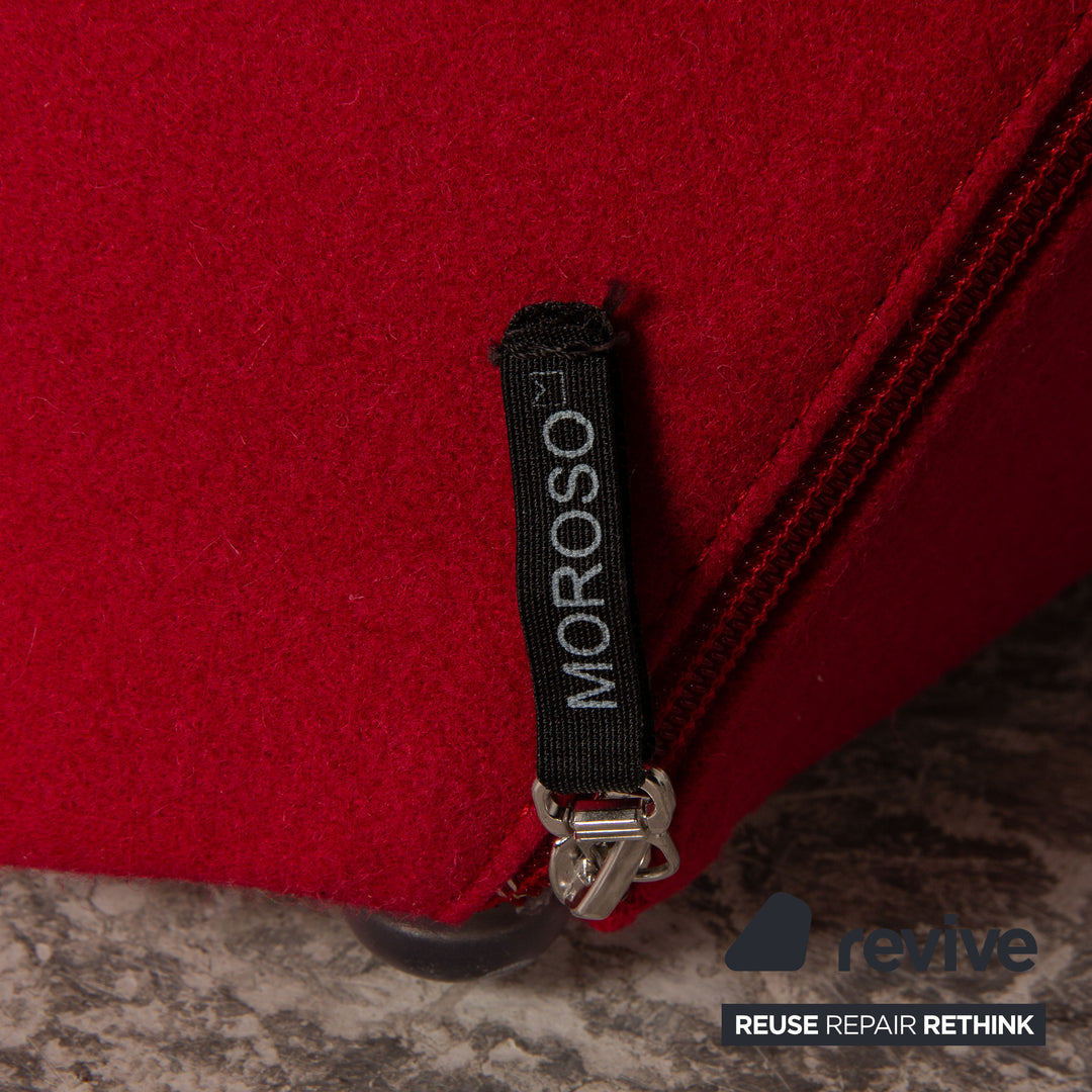 Moroso Victoria and Albert Design Fabric Armchair Red