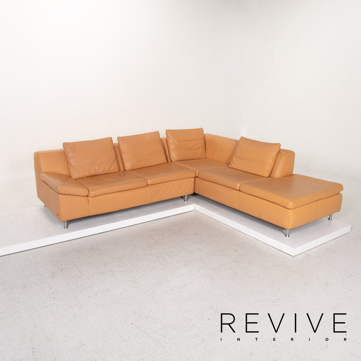 Musterring Leder Ecksofa Beige Sofa Funktion Couch #13501