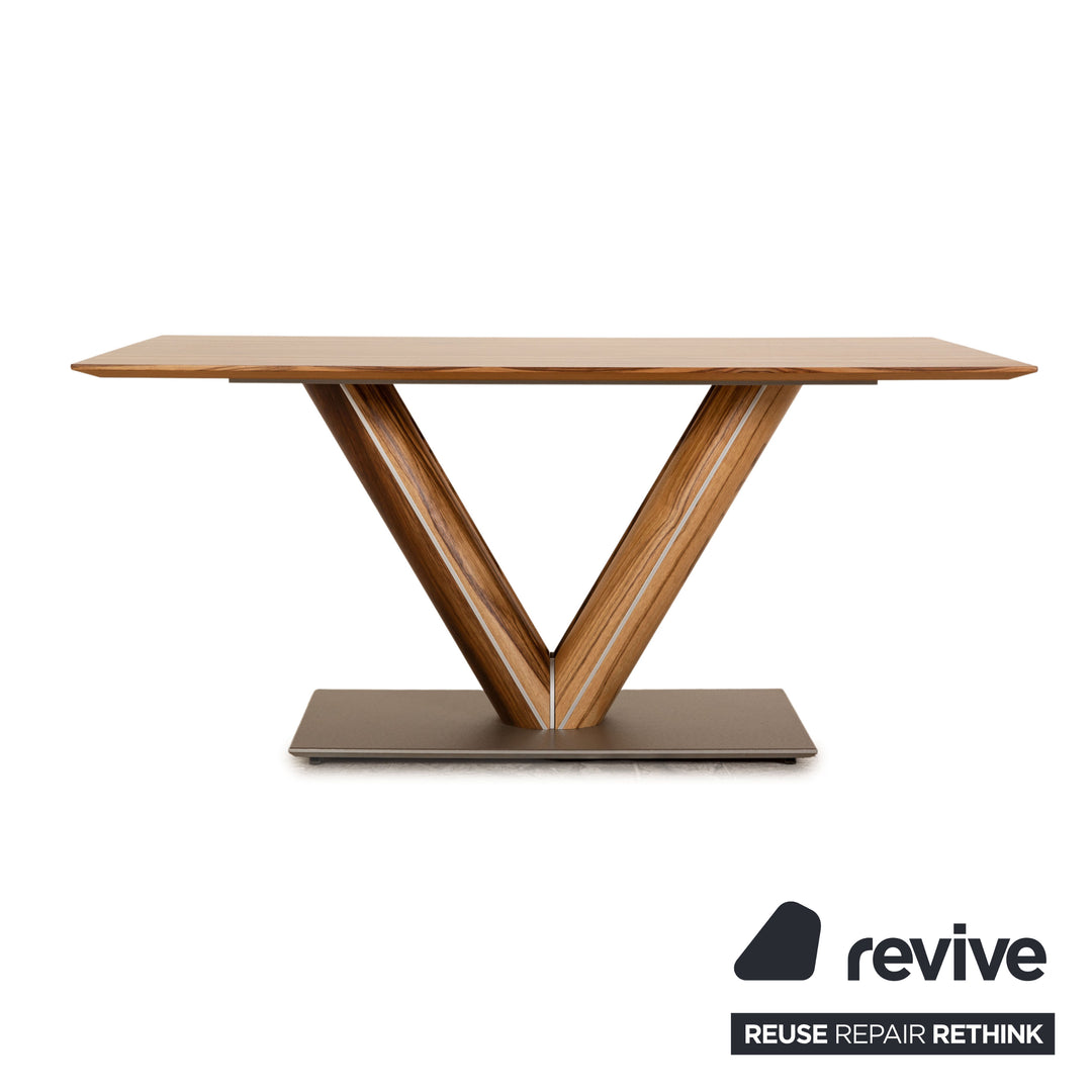 Musterring mango wood dining table brown dining room 160 x 90 cm