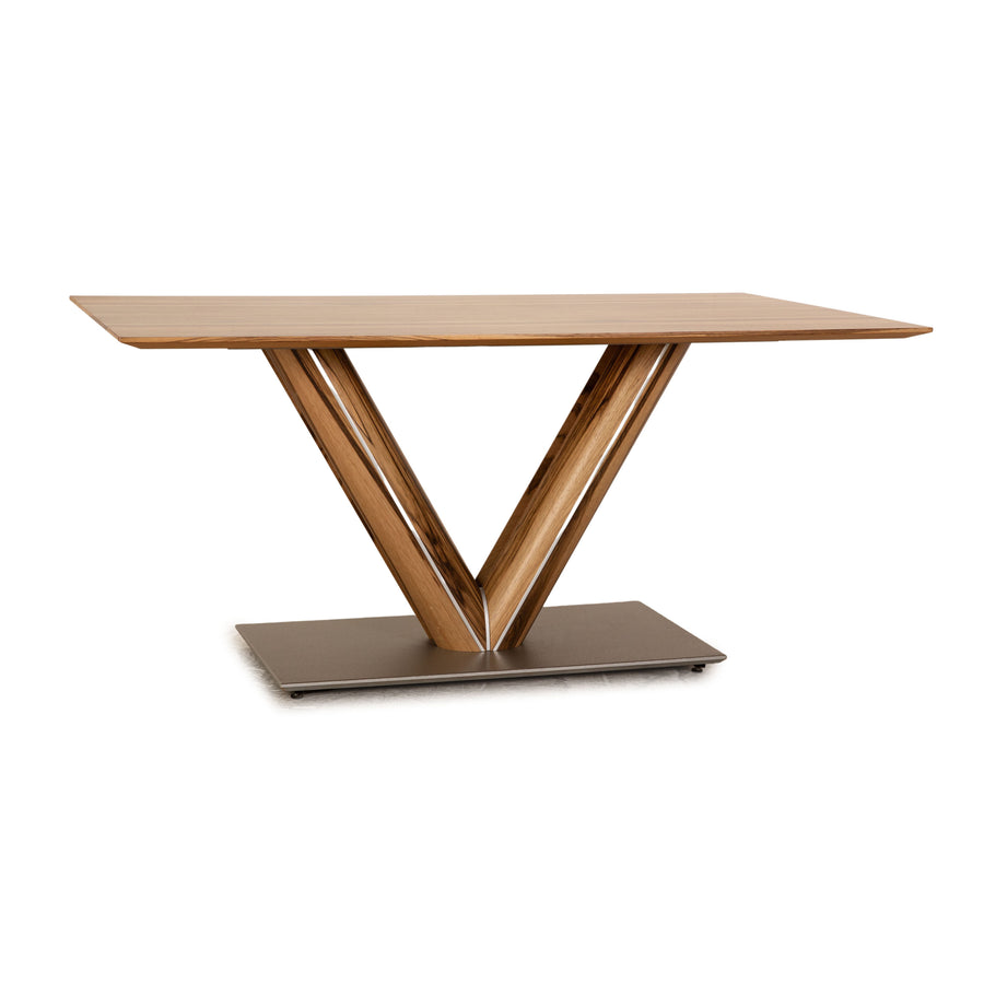 Musterring mango wood dining table brown dining room 160 x 90 cm
