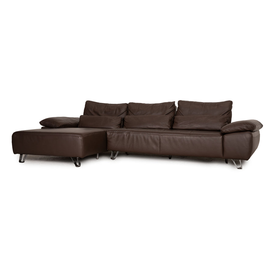 Musterring MR 680 Ecksofa Leder Braun Couch Funktion