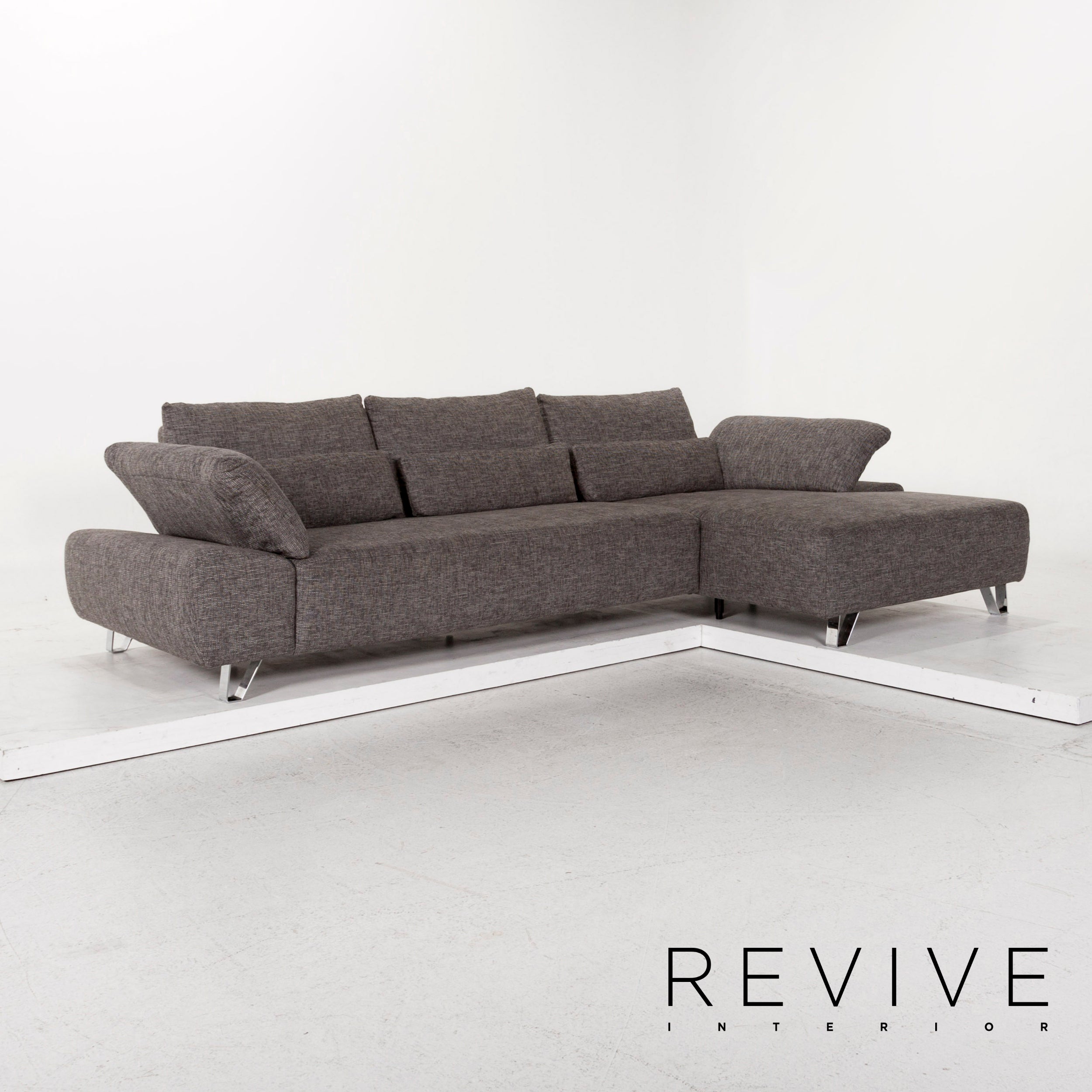 Musterring Ecksofa MR 680 Grau Stoff - 2. Hand - Revive.de