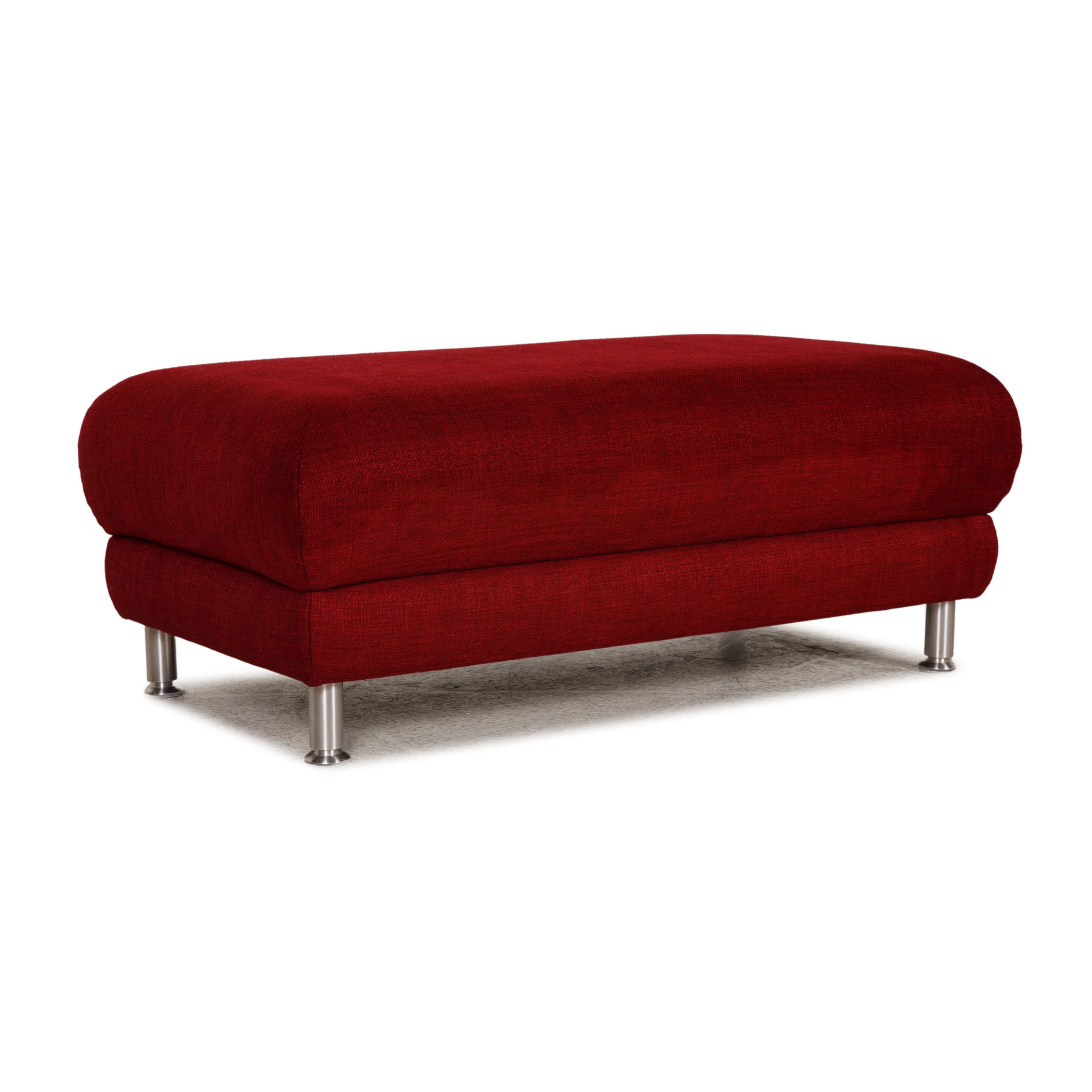 Musterring Hocker Rot Stoff - 2. Hand - Revive.de