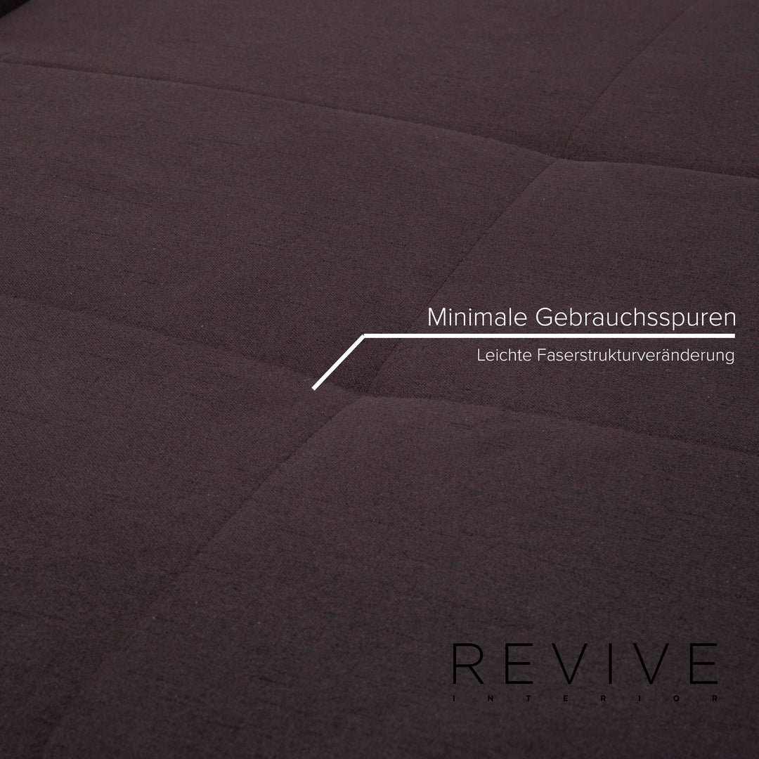 Pattern ring fabric sofa anthracite corner sofa #15124