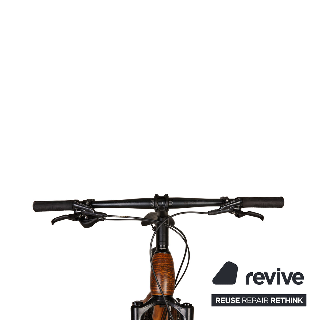 mountainbike aus bambus my Boo Mountainbike MY DAKA DEORE 2021 Braun Bambus - 2. Hand