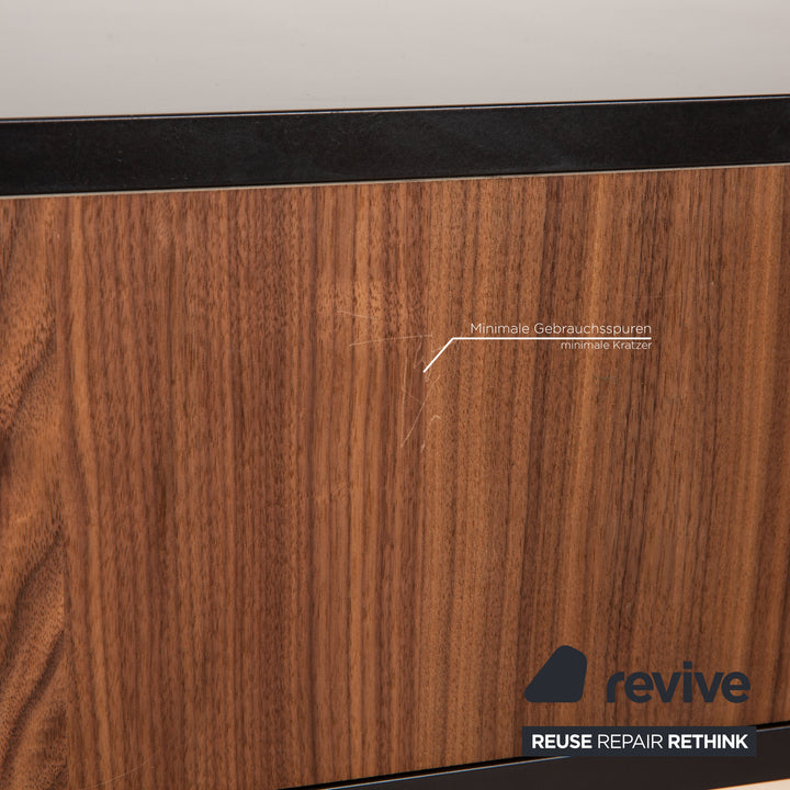 MYCS GRYD Holz Sideboard Schwarz Braun Schublade