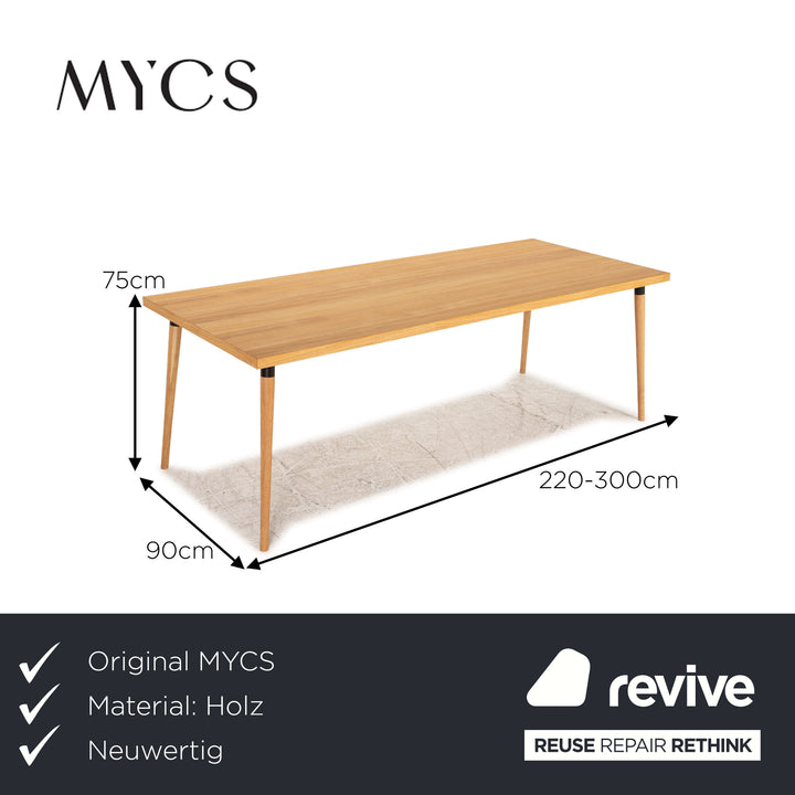 MYCS NORDYC Holz Tisch Braun Esstisch Funktion