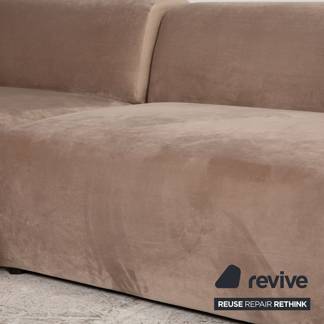 MYCS PYLLOW Stoff Ecksofa Creme Sofa Couch