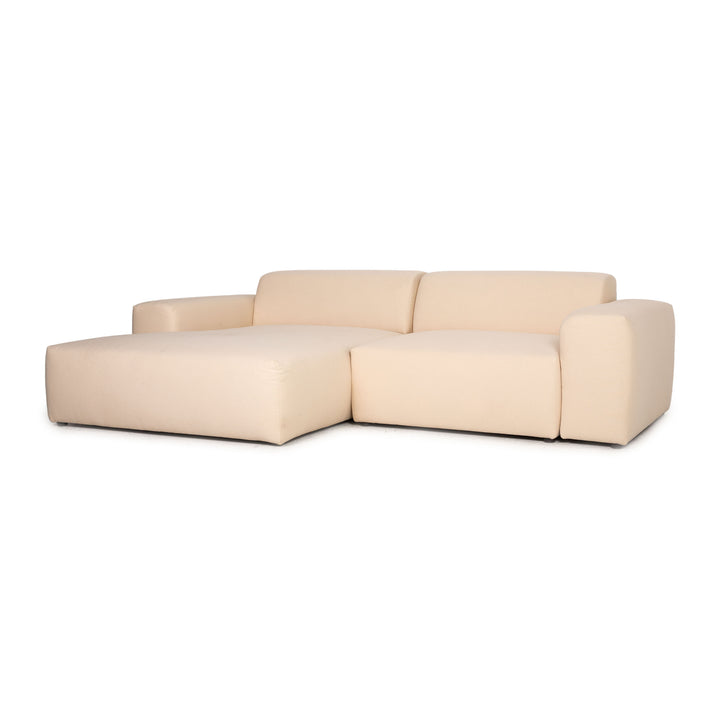 MYCS PYLLOW Stoff Ecksofa Creme Sofa Couch