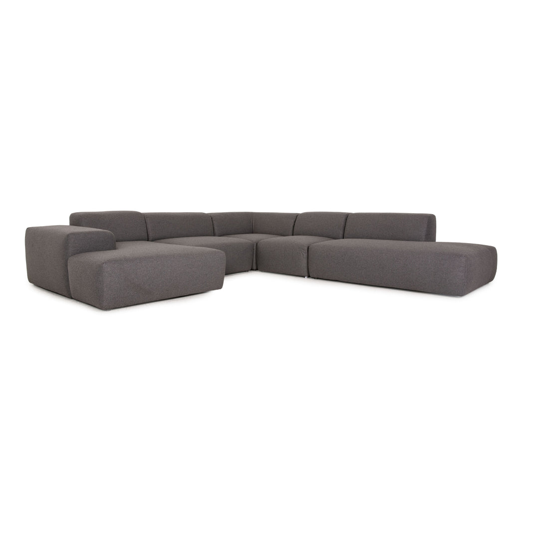 MYCS PYLLOW Stoff Ecksofa Grau Sofa Couch