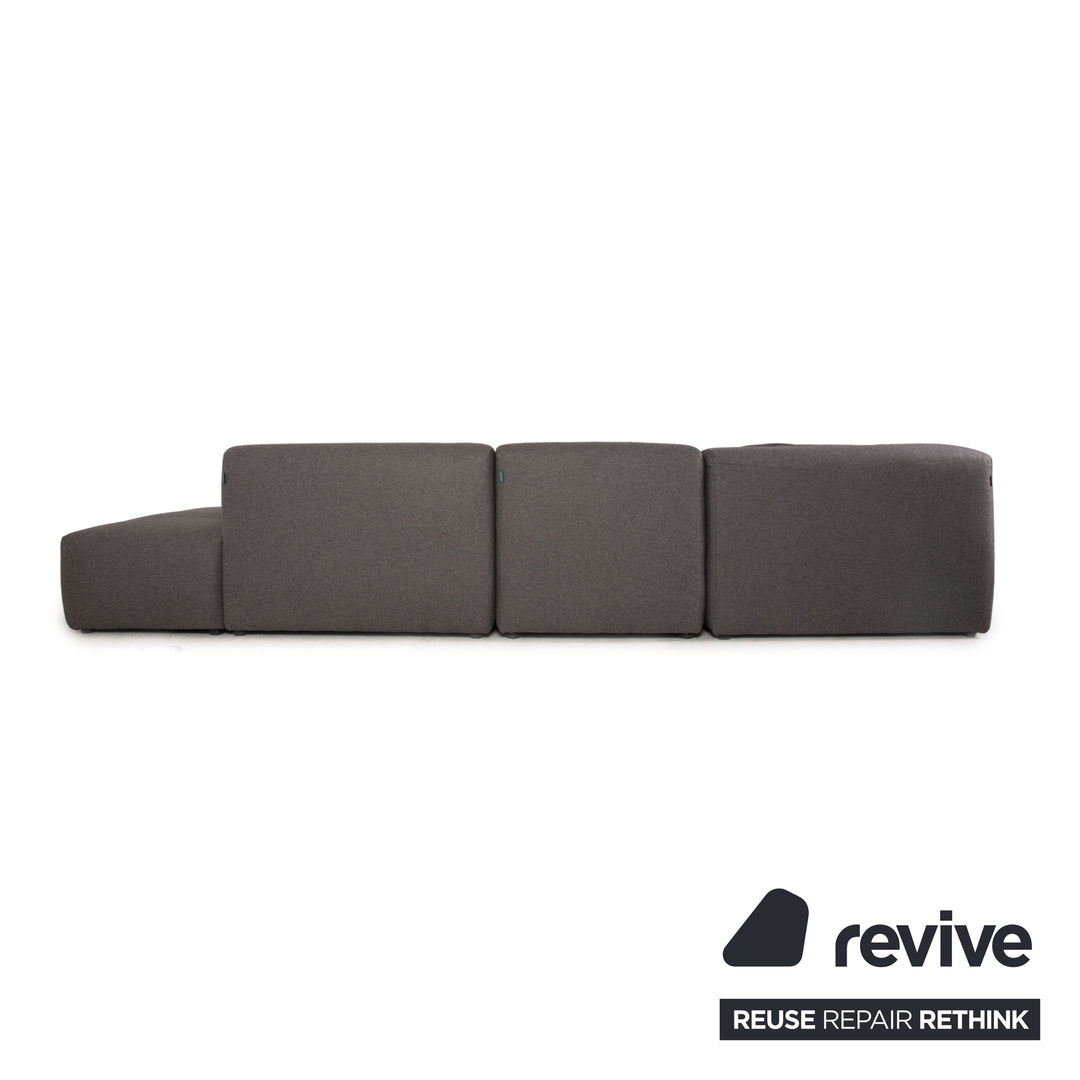 MYCS PYLLOW Stoff Ecksofa Grau Sofa Couch