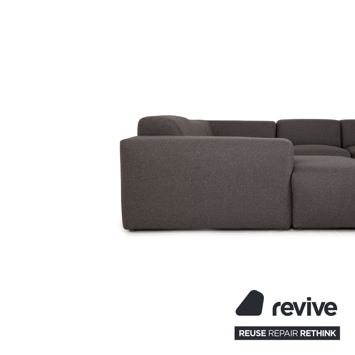 MYCS PYLLOW Stoff Ecksofa Grau Sofa Couch