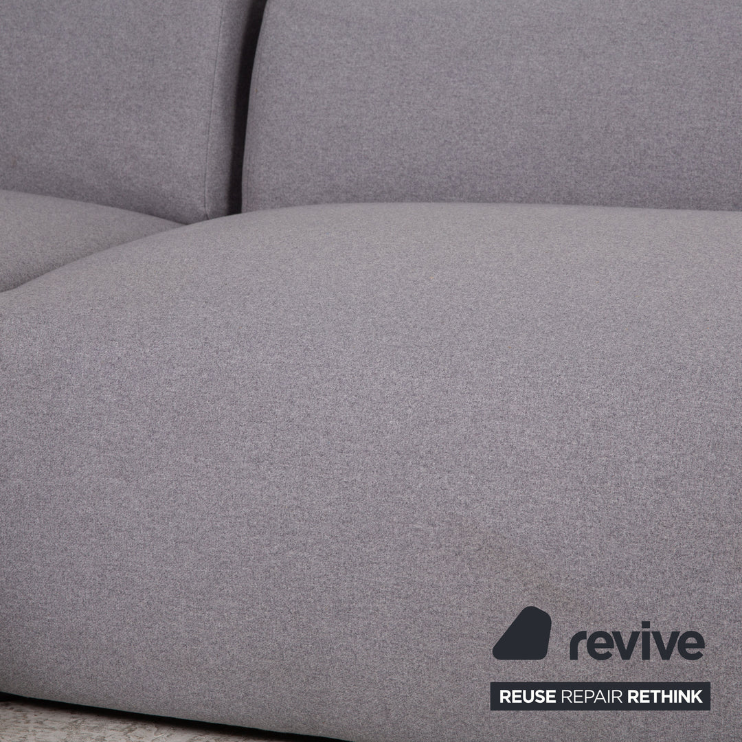 MYCS PYLLOW Stoff Ecksofa Grau Sofa Couch