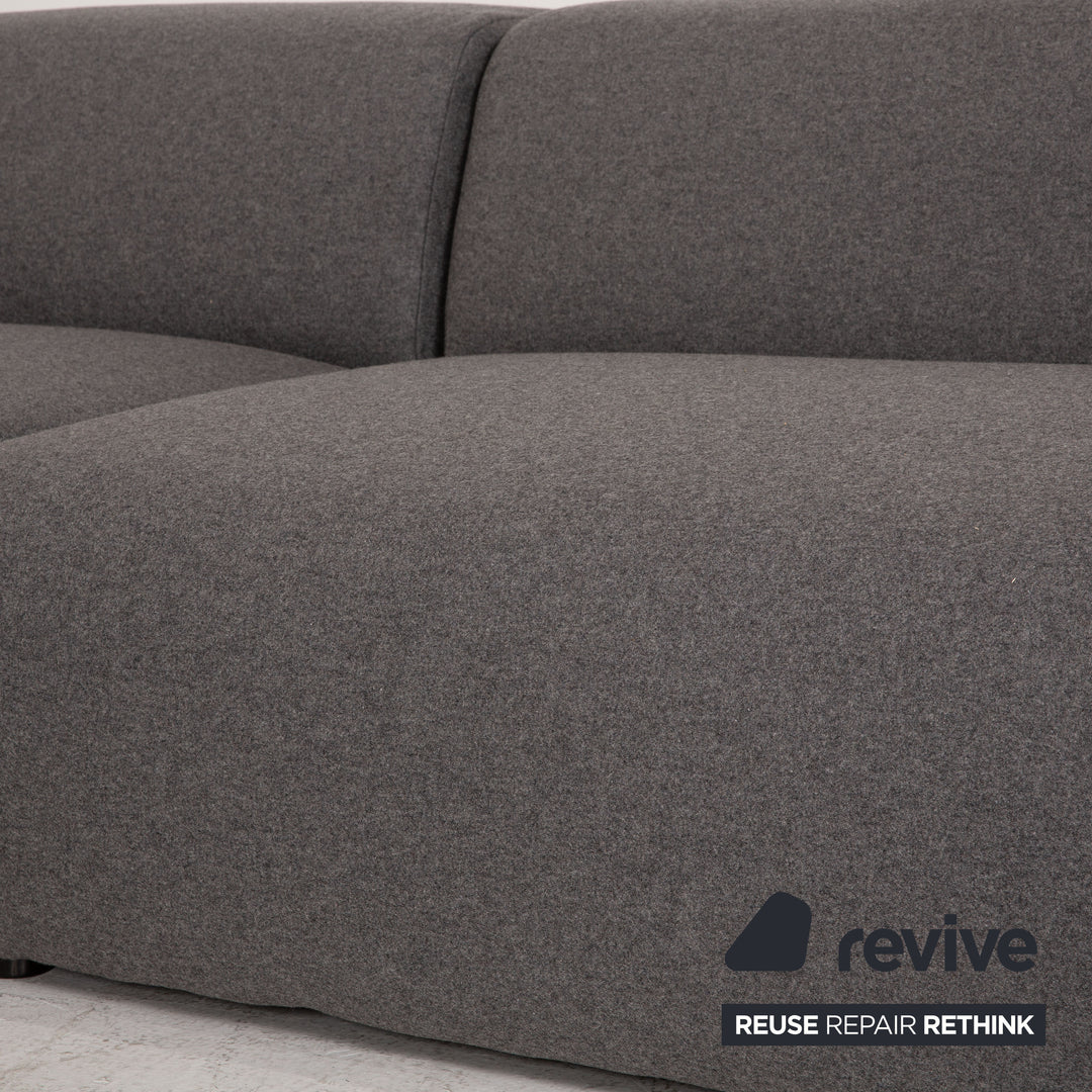MYCS PYLLOW Stoff Ecksofa Grau Sofa Couch