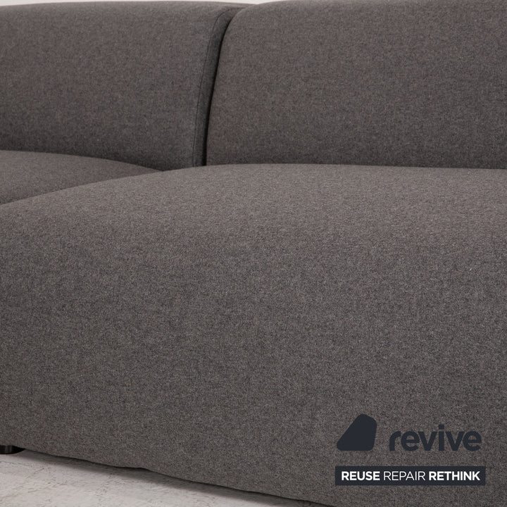 MYCS PYLLOW Stoff Ecksofa Grau Sofa Couch