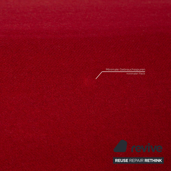 MYCS PYLLOW Stoff Ecksofa Rot Sofa Couch Doppel Liege