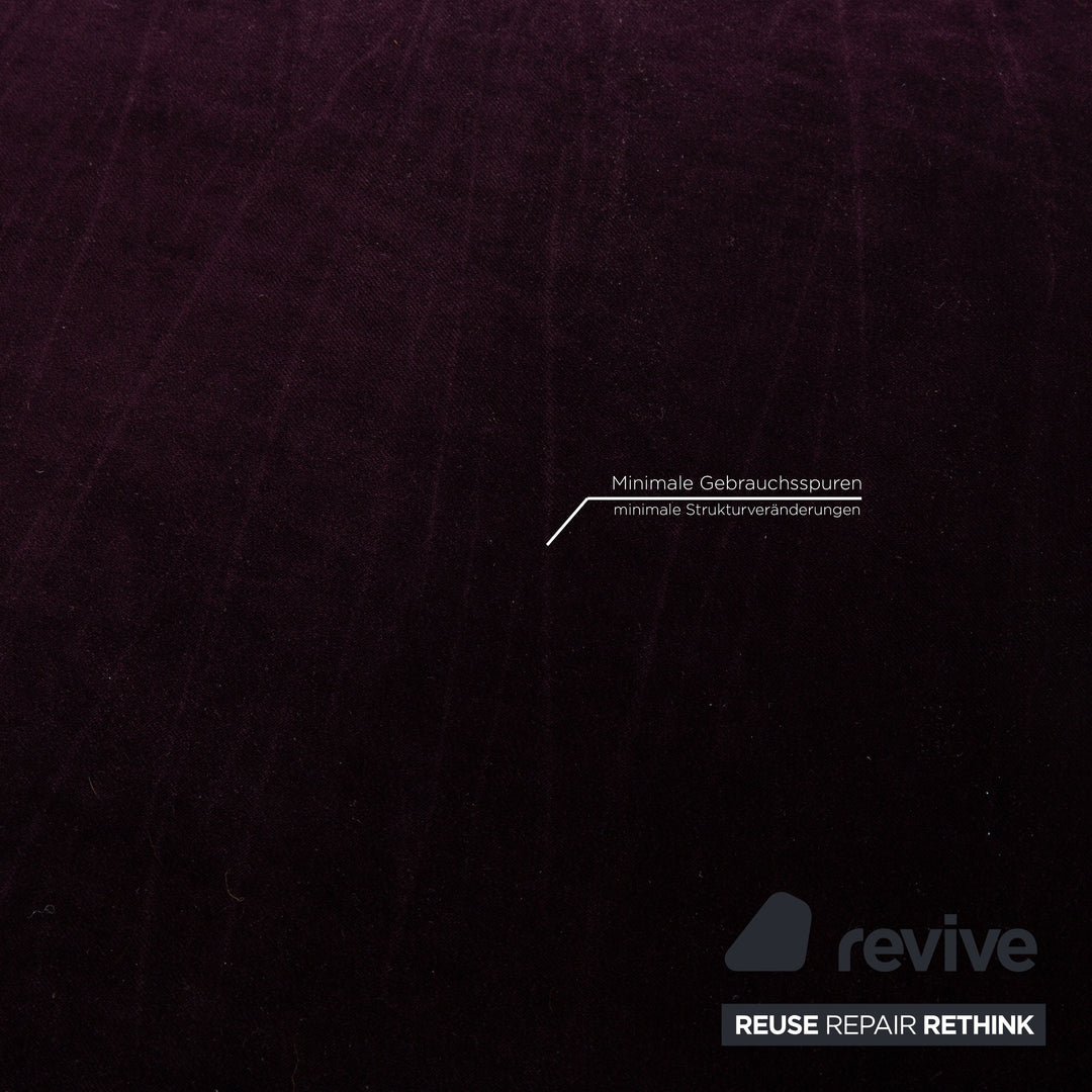 MYCS PYLLOW Stoff Ecksofa Violett Sofa Couch