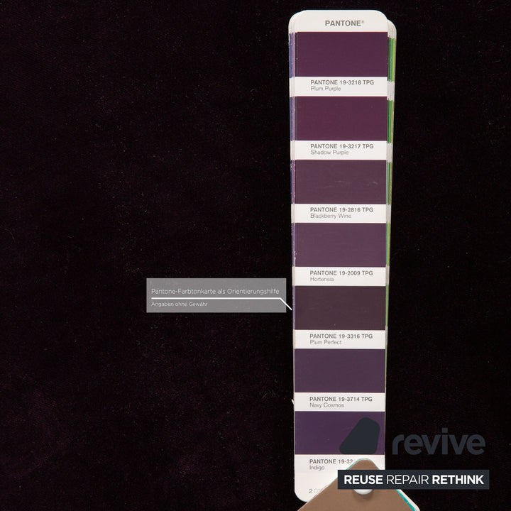 MYCS PYLLOW Stoff Ecksofa Violett Sofa Couch