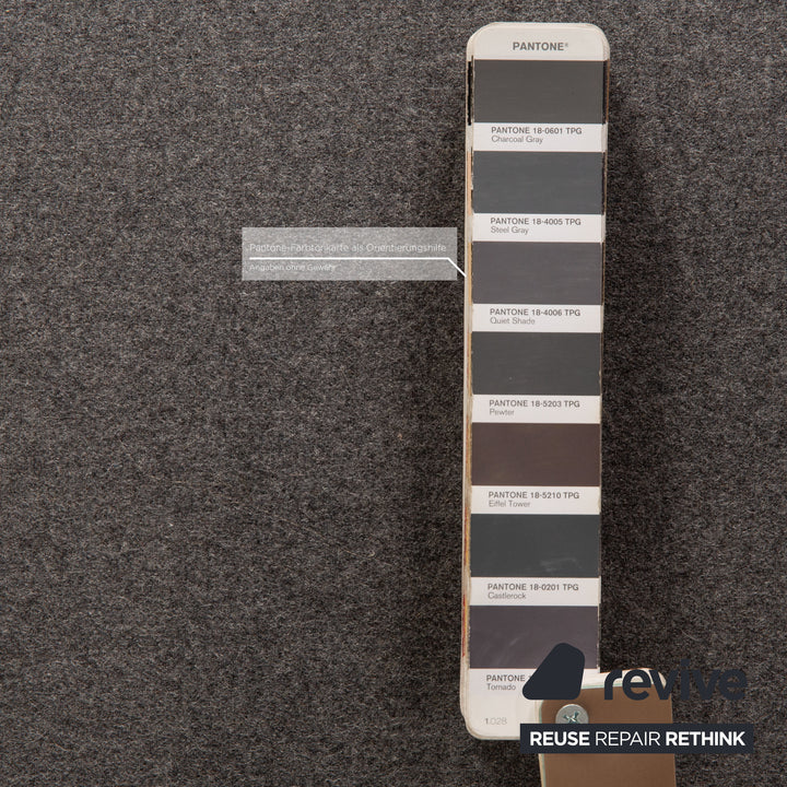 MYCS PYLLOW Stoff Hocker Anthrazit