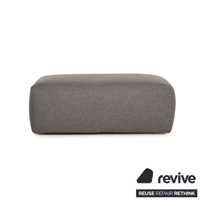 MYCS PYLLOW Stoff Hocker Anthrazit