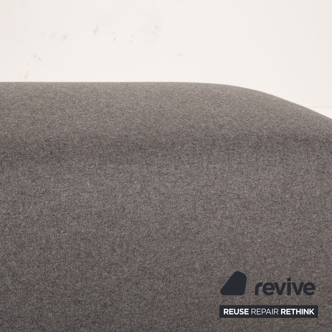 MYCS PYLLOW Stoff Hocker Anthrazit