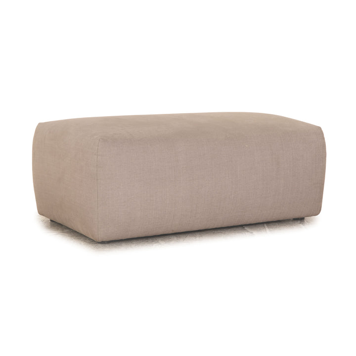 MYCS PYLLOW Stoff Hocker Grau Hellgrau