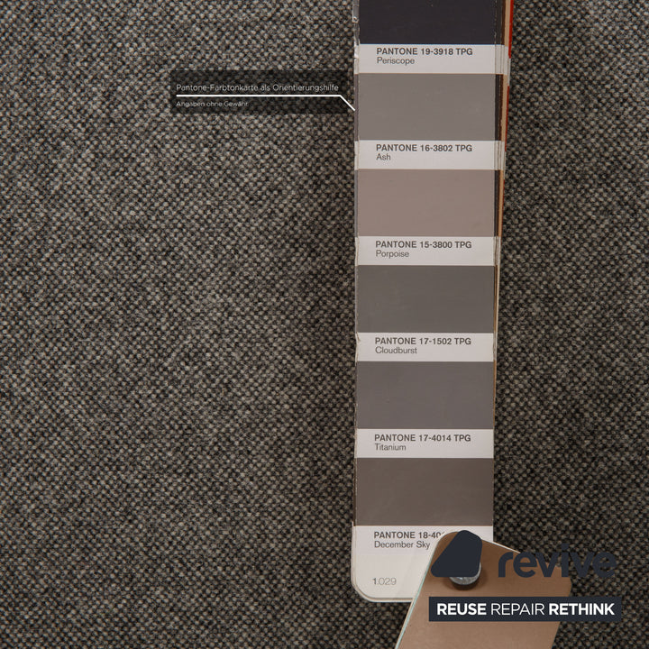 MYCS PYLLOW Fabric Sofa Gray Three Seater Couch