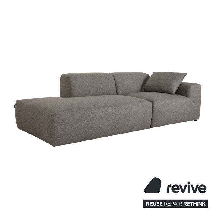 MYCS PYLLOW Fabric Sofa Gray Three Seater Couch