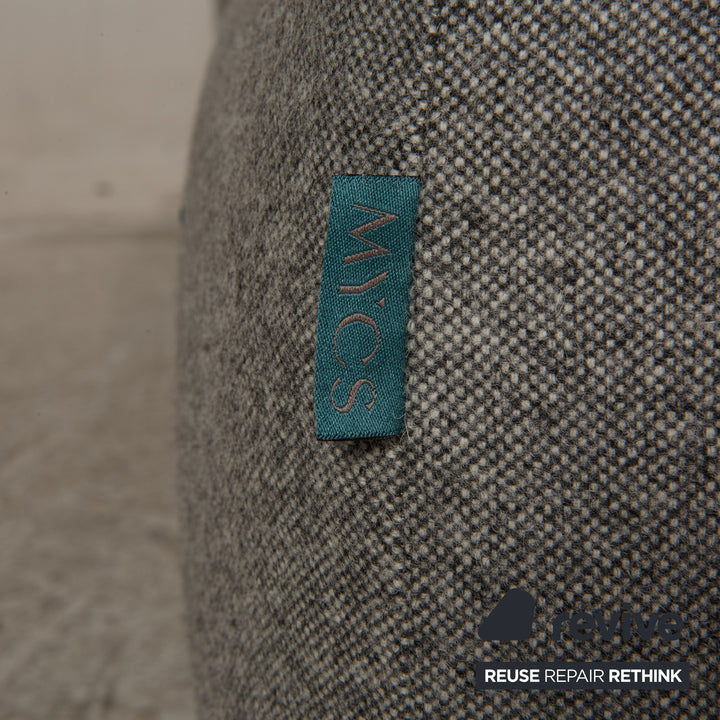 MYCS PYLLOW Fabric Sofa Gray Three Seater Couch