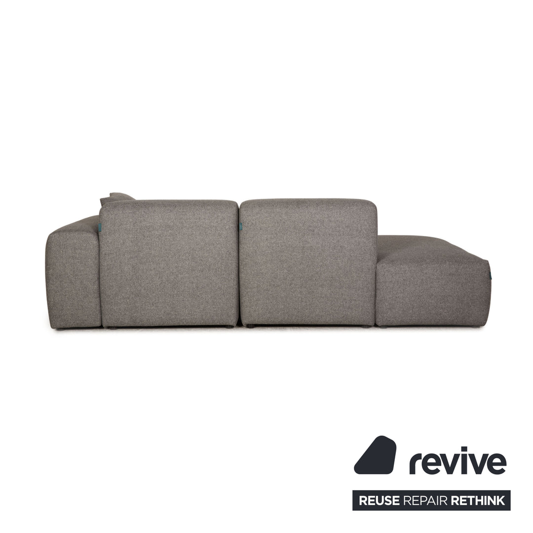 MYCS PYLLOW Fabric Sofa Gray Three Seater Couch