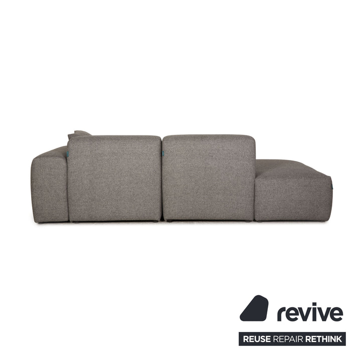 MYCS PYLLOW Fabric Sofa Gray Three Seater Couch