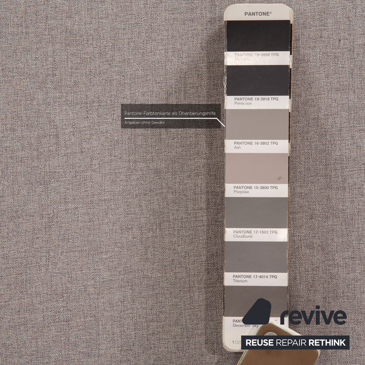 MYCS TYME Fabric Corner Sofa Gray Sofa Couch