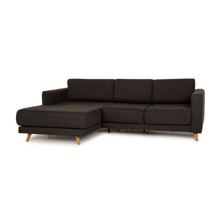 MYCS TYME canapé d'angle en tissu gris canapé canapé méridienne gauche