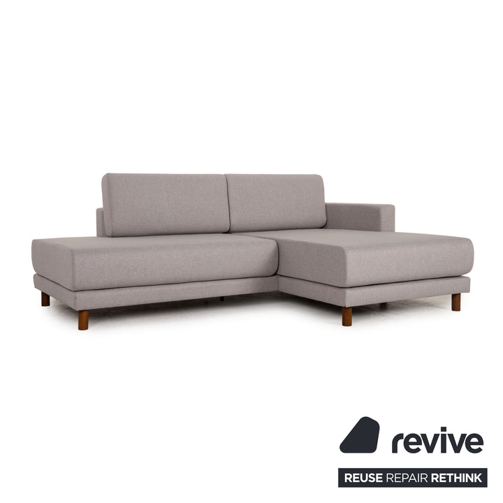 MYCS TYME Fabric Corner Sofa Gray Sofa Couch