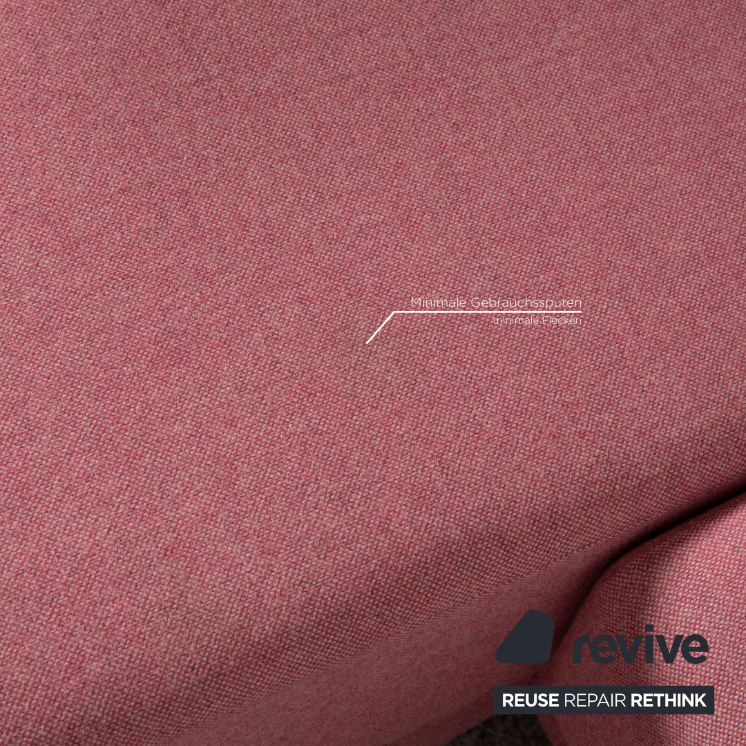 MYCS TYME Fabric Corner Sofa Pink Sofa Couch Chaise Longue Left