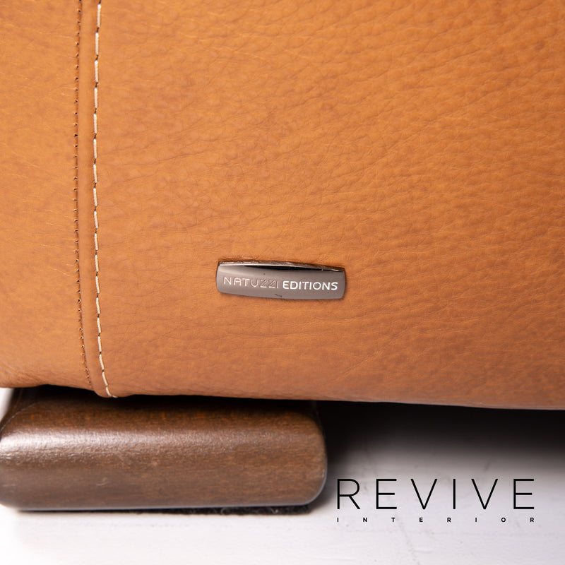 Natuzzi Editions Sessel Cognac Leder 2. Hand Revive.de