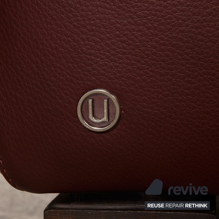 Natuzzi Leder Sessel Rot