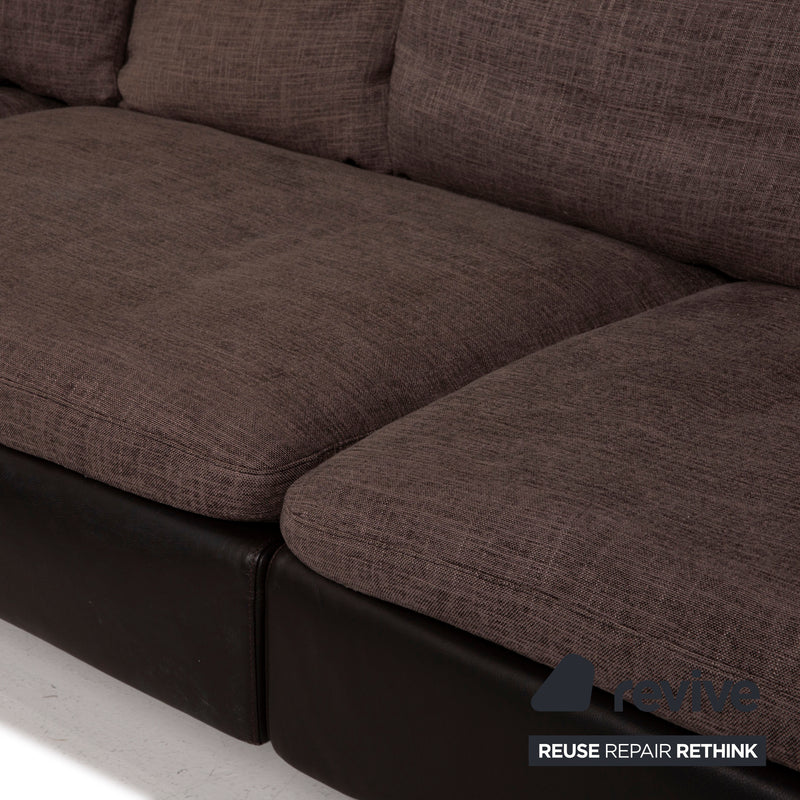 Natuzzi Opus Braun Ecksofa Leder