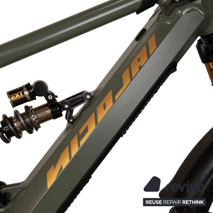 Nicolai Eboxx GT1 E14 2021 carbon e-mountain bike green gray RG S bicycle fully
