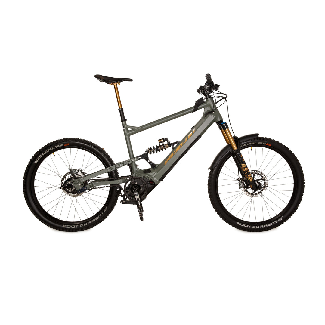 e mountainbike fully xxl Nicolai E-Mountainbike Eboxx GT1 E14 2021 Grün Aluminium - 2. Hand