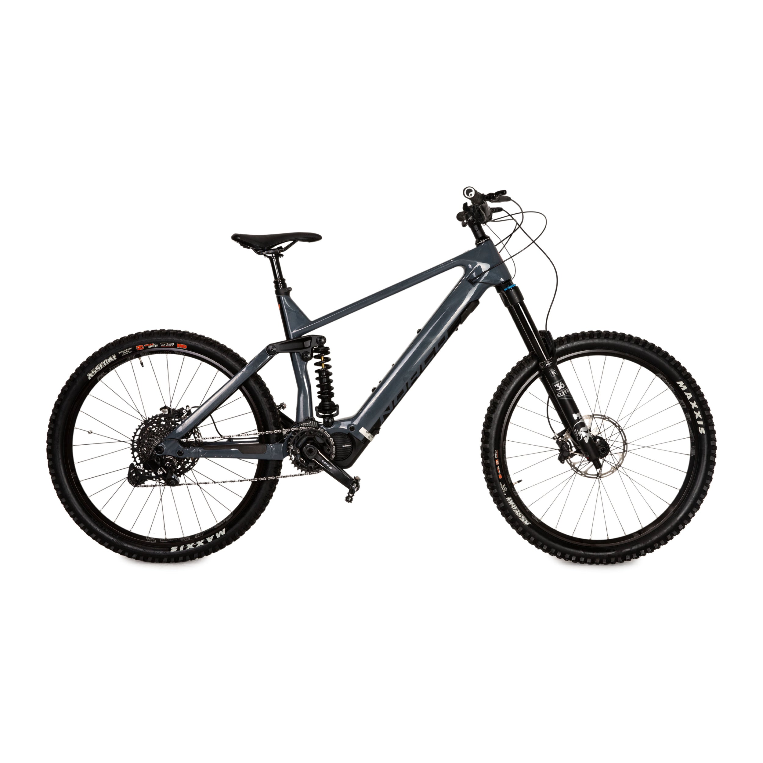 Norco E-Mountainbike Range VLT C2 2021 Grau Carbon Hand