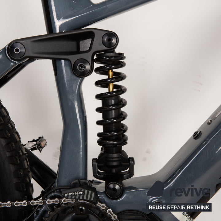 Norco Range VLT C2 2021 Carbon E-Mountainbike Grau Blau RG XL Fahrrad Fully